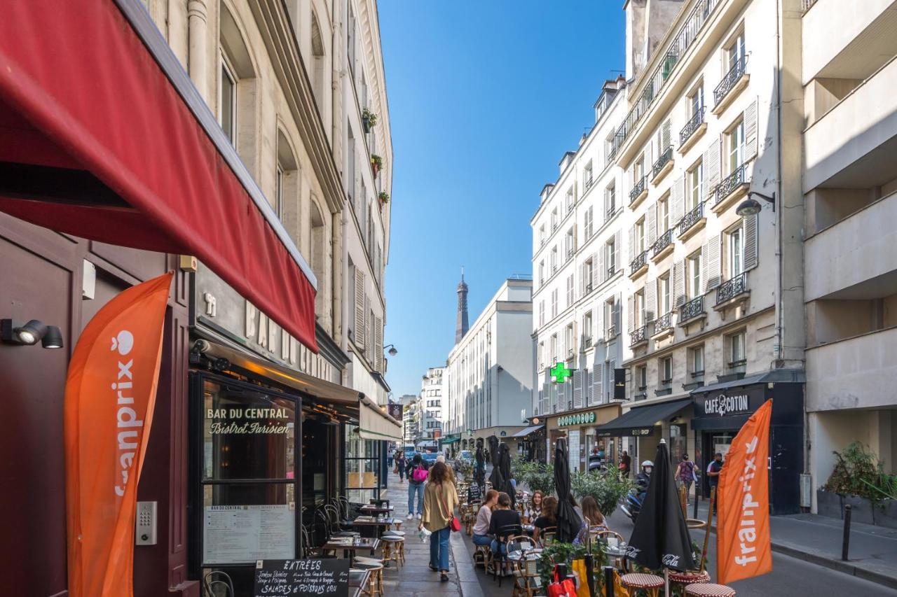 Happy Days - Eiffel Studio & Terrasse Apartment Paris Exterior photo